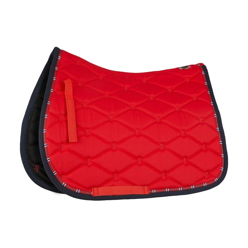 Horze Amory Dressage Saddle Pad - Barberry Red 1 Horze Amory Dressage Saddle Pad - Barberry Red