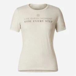 Oughton Women's Live Every Moment Tee - Linen Melange