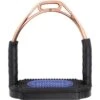 Herm Sprenger Bow Balance Stirrups - Bronze/Black/Blue Pad -Ovation Sale Shop 605131 800 800