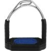 Herm Sprenger Bow Balance Stirrups - Stainless Steel/Black/Blue Pad -Ovation Sale Shop 605138 800 800