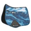 Weatherbeeta Prime Marble Shimmer All Purpose Saddle Pad - Navy/Gold Swirl Marble -Ovation Sale Shop 605419 800 800
