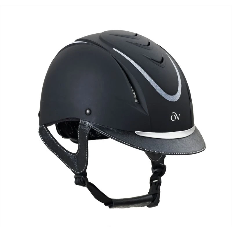Ovation Z-6 Glitz Helmet - Black/Black/Blue 1 Ovation Z-6 Glitz Helmet - Black/Black/Blue