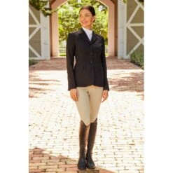 RJ Classics Women's Devon Show Coat - Black Herringbone -Ovation Sale Shop 606619 800 800