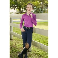 RJ Classics Kids' Avery Grey Label Knee Patch Breeches - Navy -Ovation Sale Shop 607074 800 800