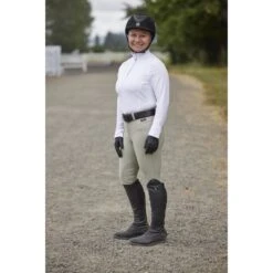 Kerrits Women's Encore Long Sleeve Show Shirt - White/Lucky Diamond -Ovation Sale Shop 611207 800 800