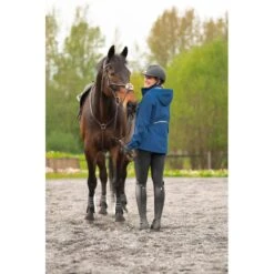 Kerrits Women's Down The Line Waterproof Jacket - True Blue -Ovation Sale Shop 612730 800 800