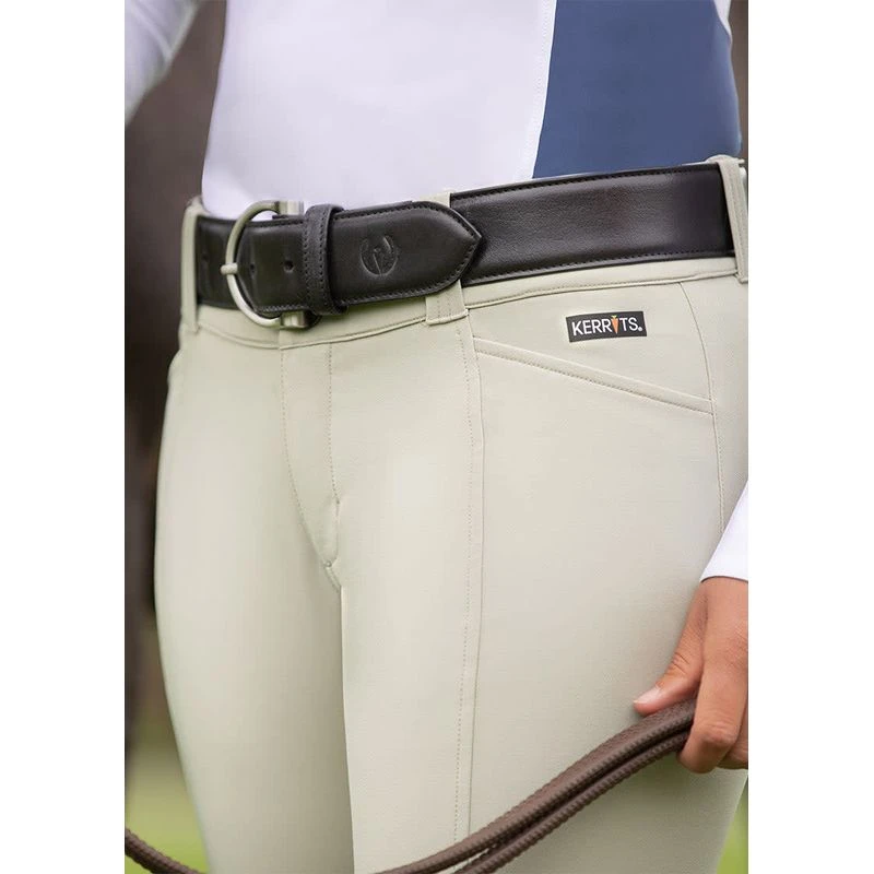 Kerrits Simple D Leather Belt - Black 3 Kerrits Simple D Leather Belt - Black - Image 3