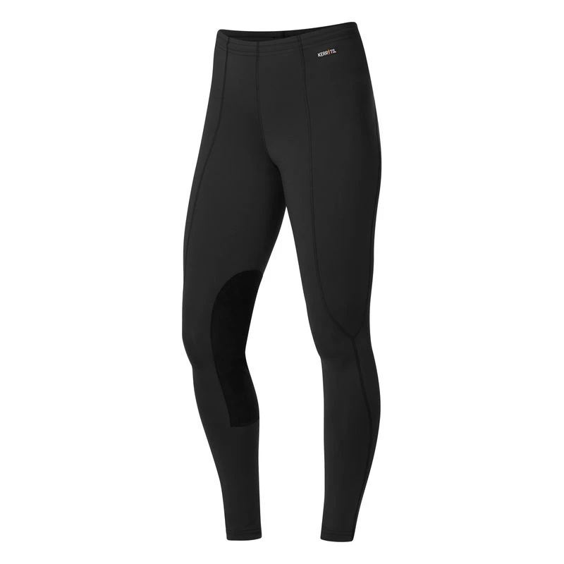 Kerrits Women's Klassic Knee Patch Tights - Black 2 Kerrits Women's Klassic Knee Patch Tights - Black - Image 2