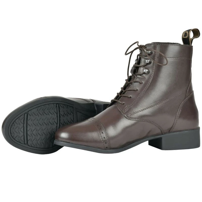 Dublin Kids' Foundation Lace Paddocks Boots II - Brown 1 Dublin Kids' Foundation Lace Paddocks Boots II - Brown