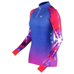 Shires Aubrion Women's Hyde Park Cross Country Shirt - Pink Tie Dye -Ovation Sale Shop 617510 800 800