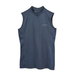 Shires Aubrion Kids' Revive Sleeveless Sun Shirt - Navy