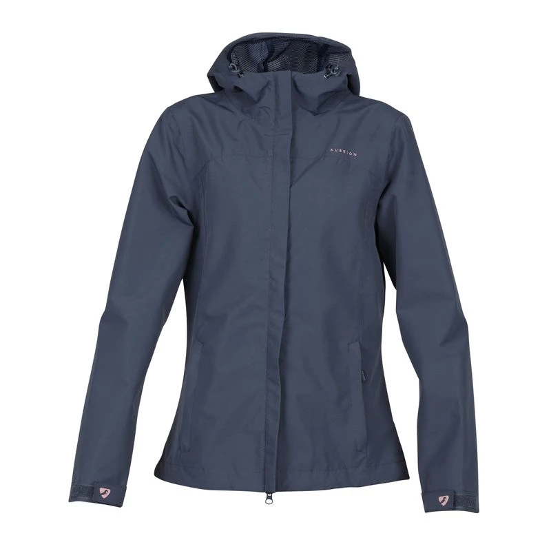 Shires Aubrion Women's Cloudburst Raincoat - Navy 1 Shires Aubrion Women's Cloudburst Raincoat - Navy