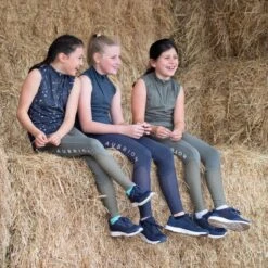 Shires Aubrion Kids' Rhythm Mesh Tights - Olive -Ovation Sale Shop 619721 800 800