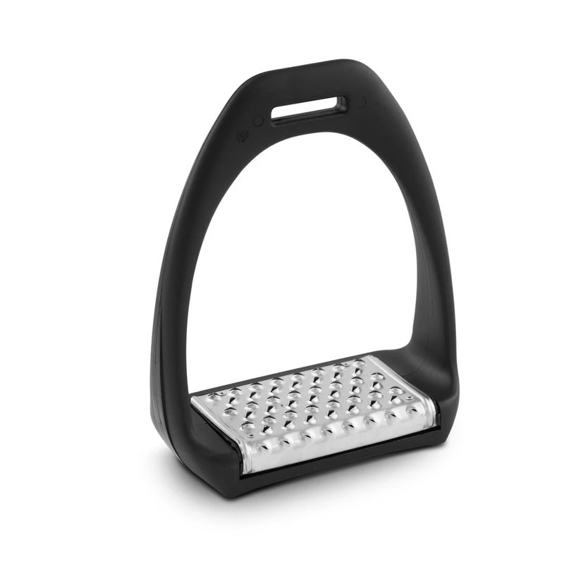 Royal Rider Sport Stirrups - Black/Stainless Steel Pad 1 Royal Rider Sport Stirrups - Black/Stainless Steel Pad