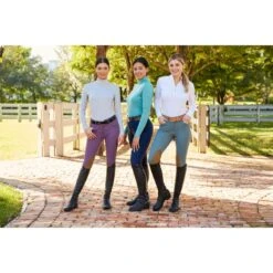 RJ Classics Women's Gulf Natural Rise Front Zip Breeches - Dusty Sage -Ovation Sale Shop 623807 800 800
