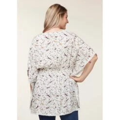 EQL Women's Daydream Gauze Tunic - Soft White Spring Fever -Ovation Sale Shop 644629 800 800