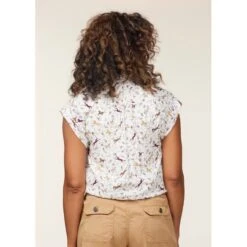 EQL Women's Horizon Rolled Cuff Shirt - Soft White Spring Fever -Ovation Sale Shop 644750 800 800