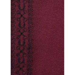 EQL Women's Embroidered EQ Stripe Top - Sangria -Ovation Sale Shop 644968 800 800