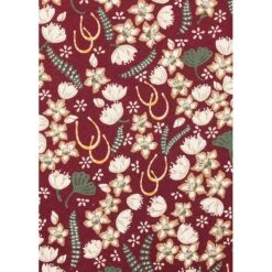 EQL Women's Inspired V-Neck Dress - Sangria Hoofprint Meadow -Ovation Sale Shop 645025 800 800