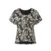 EQL Women's Allure Ecovero Short Sleeve Top - Black Eq Lace -Ovation Sale Shop 645300 800 800