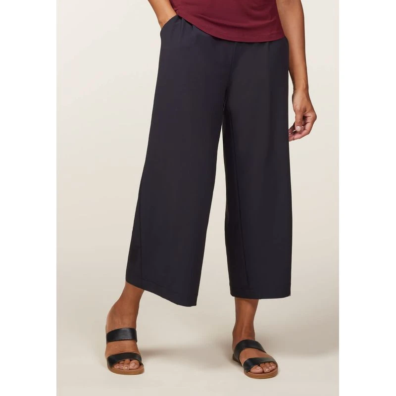 EQL Women's On The Go Stretch Crop Pants - Black 2 EQL Women's On The Go Stretch Crop Pants - Black - Image 2