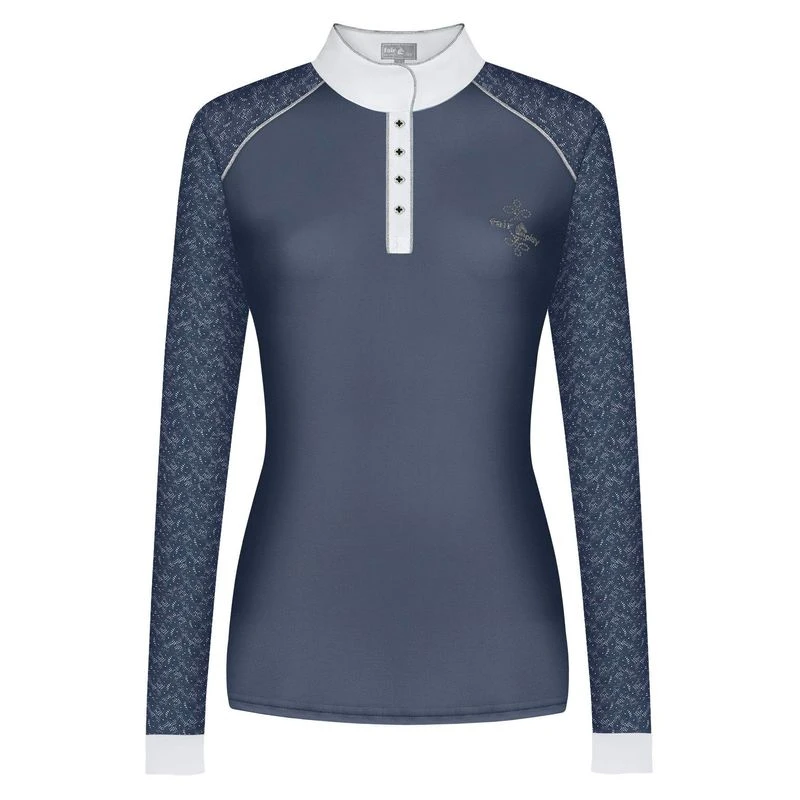 Fair Play Women's Anita Long Sleeve Competition Shirt - Steel Blue 1 Fair Play Women's Anita Long Sleeve Competition Shirt - Steel Blue