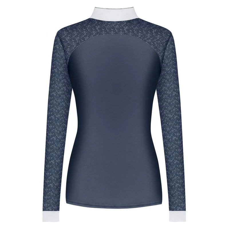 Fair Play Women's Anita Long Sleeve Competition Shirt - Steel Blue 2 Fair Play Women's Anita Long Sleeve Competition Shirt - Steel Blue - Image 2
