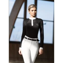 Fair Play Women's Aiko Long Sleeve Competition Shirt - Black 6 Fair Play Women's Aiko Long Sleeve Competition Shirt - Black -Ovation Sale Shop 655530 800 800