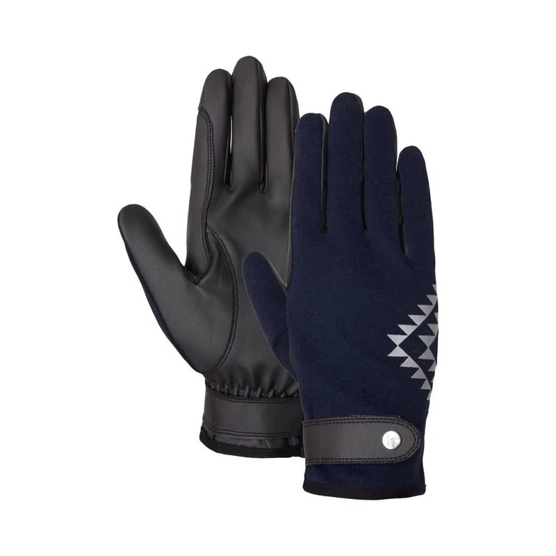 Horze Women's Tiara Summer Gloves - Dark Navy 1 Horze Women's Tiara Summer Gloves - Dark Navy