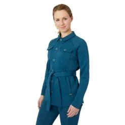 Horze Women's Alyssa Shirt Jacket - Legion Blue 7 Horze Women's Alyssa Shirt Jacket - Legion Blue -Ovation Sale Shop 660054 800 800