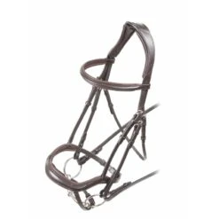 Shires Velociti Rapida Ergonomic Flash Bridle - Havana
