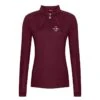 Fair Play Women's Paula Long Sleeve Tech Shirt - Burgundy -Ovation Sale Shop 664681 800 800