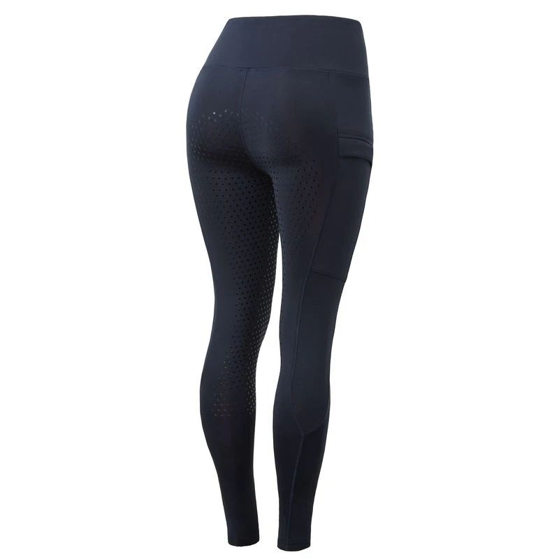 Horze Women's Gwen Super Flex Full Seat Tights - Dark Blue 1 Horze Women's Gwen Super Flex Full Seat Tights - Dark Blue