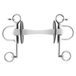 Nathe Flexible Mullen Mouth Short Cheek Pelham Bit 20mm
