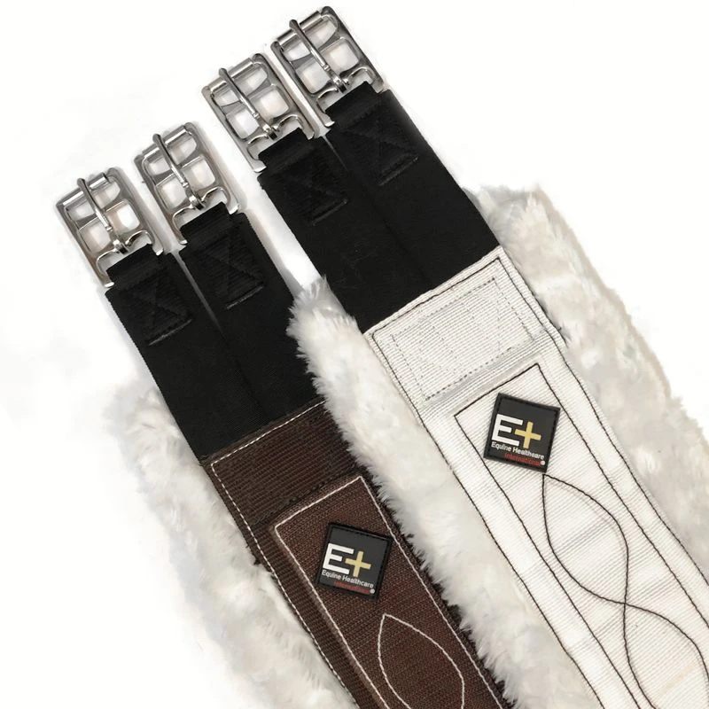 Equine Healthcare International Pro Series Fleece Stabilizer Girth - White 2 Equine Healthcare International Pro Series Fleece Stabilizer Girth - White - Image 2