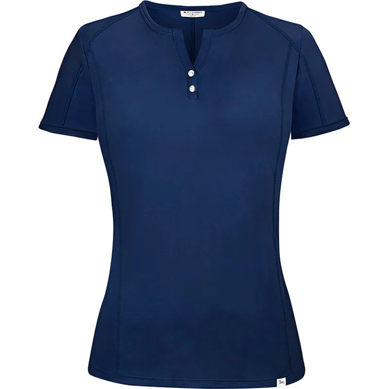 RJ Classics Women's Liza Short Sleeve Tech Tee Shirt - Navy 1 RJ Classics Women's Liza Short Sleeve Tech Tee Shirt - Navy