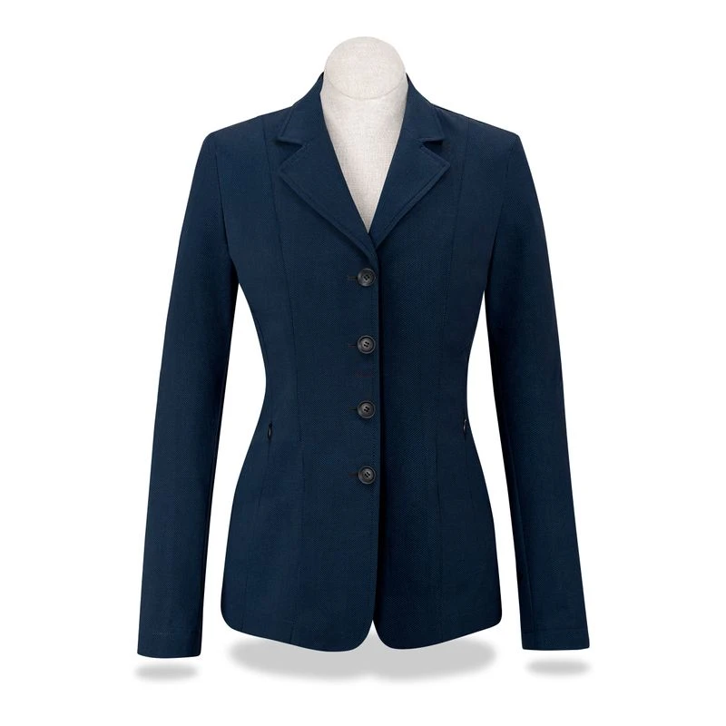 RJ Classics Women's Palermo Orange Label Show Coat - Twilight Blue Herringbone 1 RJ Classics Women's Palermo Orange Label Show Coat - Twilight Blue Herringbone