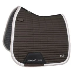 Fair Play Quartz Ceramic Dressage Saddle Pad - Taupe Grey
