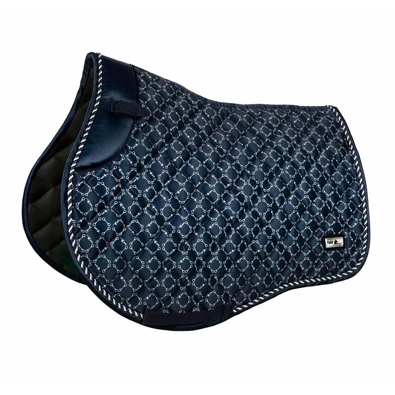 Fair Play Maxx Bit Jump Saddle Pad - Navy 1 Fair Play Maxx Bit Jump Saddle Pad - Navy