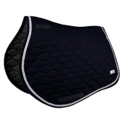 Fair Play Hexagon Jump Saddle Pad - Black