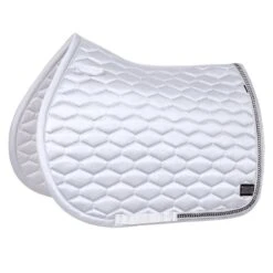 Fair Play Hexagon Arrow All Purpose Saddle Pad - White