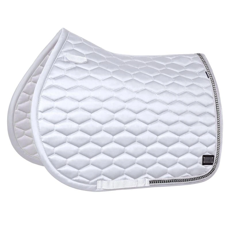 Fair Play Hexagon Arrow All Purpose Saddle Pad - White 1 Fair Play Hexagon Arrow All Purpose Saddle Pad - White