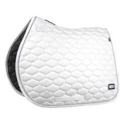 Fair Play Hexagon All Purpose Saddle Pad - White