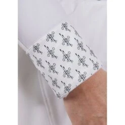 Kerrits Women's Winter Circuit Show Shirt - White/Bits N Crops -Ovation Sale Shop 681319 800 800