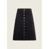 EQL Women's Soft Stretch Corduroy Skirt - Black -Ovation Sale Shop 681927 800 800