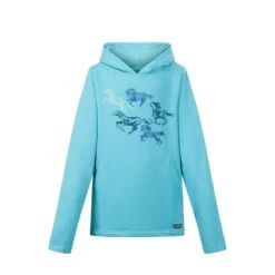 Kerrits Kids' Happy Herd Pullover Hoodie - Topaz