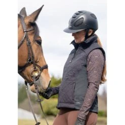 Kerrits Women's Full Motion Quilted Vest - Black -Ovation Sale Shop 682515 800 800