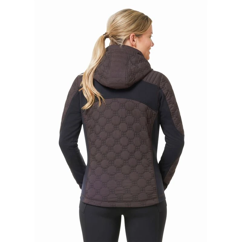 Kerrits Women's Bit By Bit Quilted Jacket - Java 4 Kerrits Women's Bit By Bit Quilted Jacket - Java - Image 4
