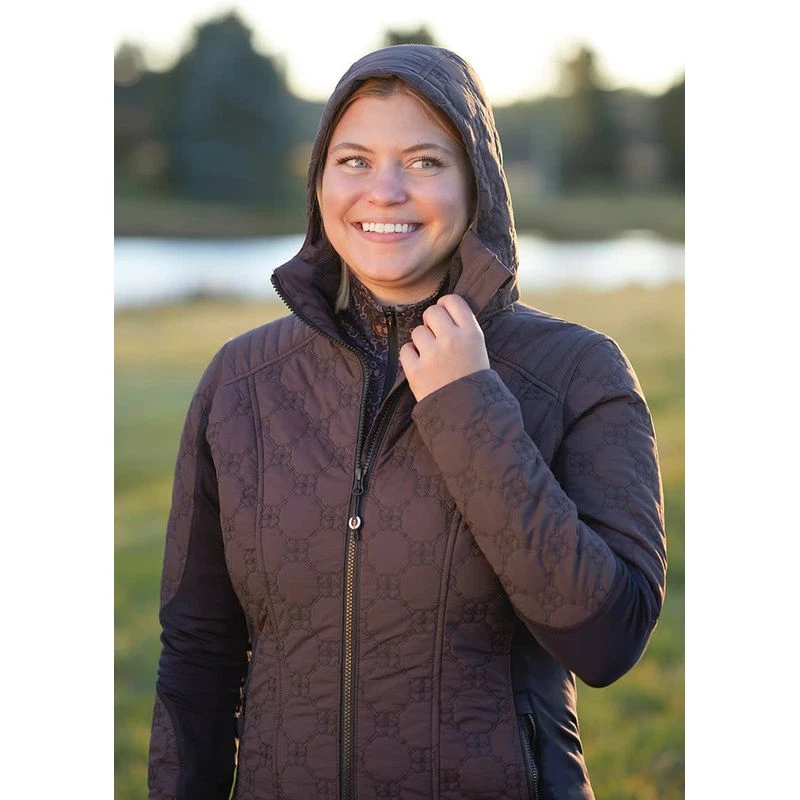 Kerrits Women's Bit By Bit Quilted Jacket - Java 5 Kerrits Women's Bit By Bit Quilted Jacket - Java - Image 5