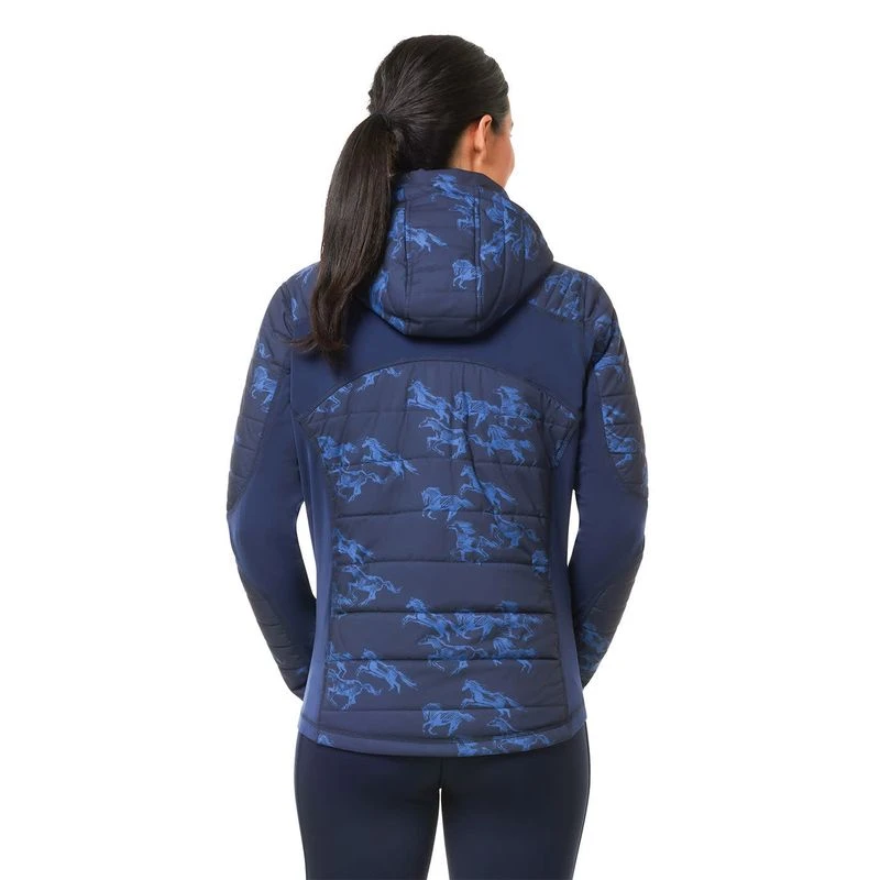 Kerrits Women's Light & Lofty Quilted Jacket - Ink Run Free 3 Kerrits Women's Light & Lofty Quilted Jacket - Ink Run Free - Image 3